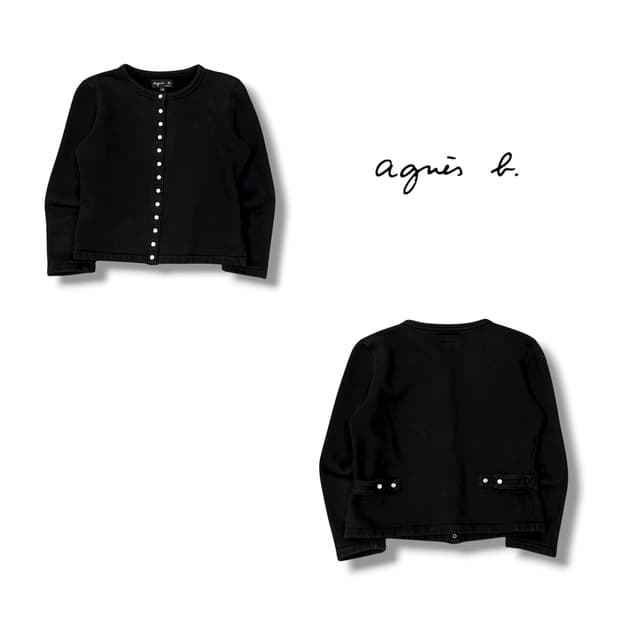  아네스베 버튼 코튼 가디건 y14054