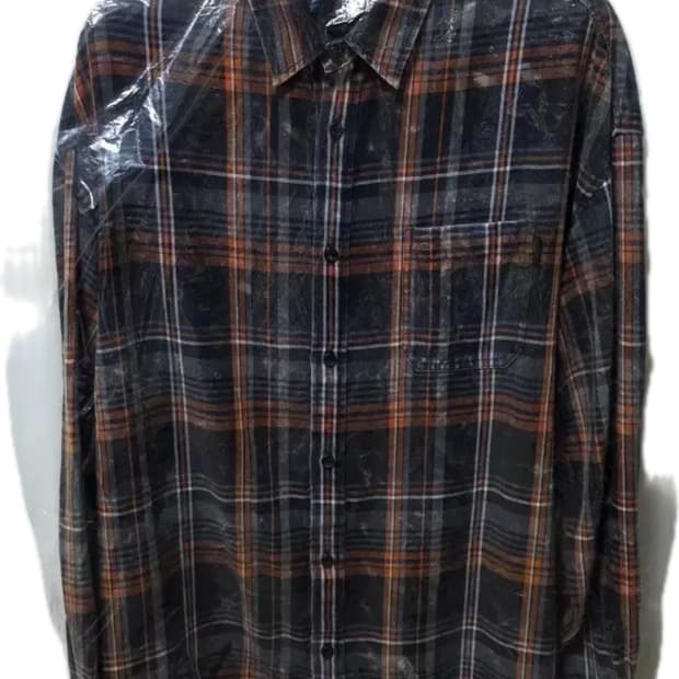 준지 아일랜드 셔츠 오렌지 46