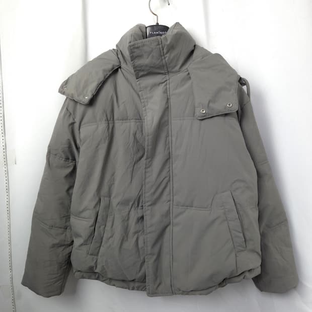 프리 숏패딩 그레이 회색 