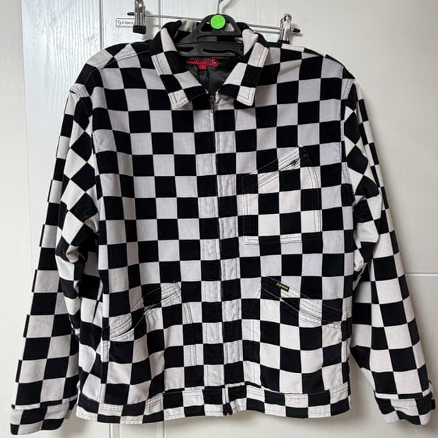 슈프림 체커보드 포인트 자켓 L