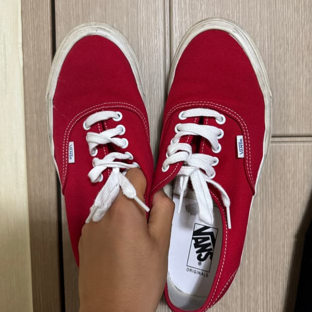 반스 볼트 og 어센틱 LX 레드 280