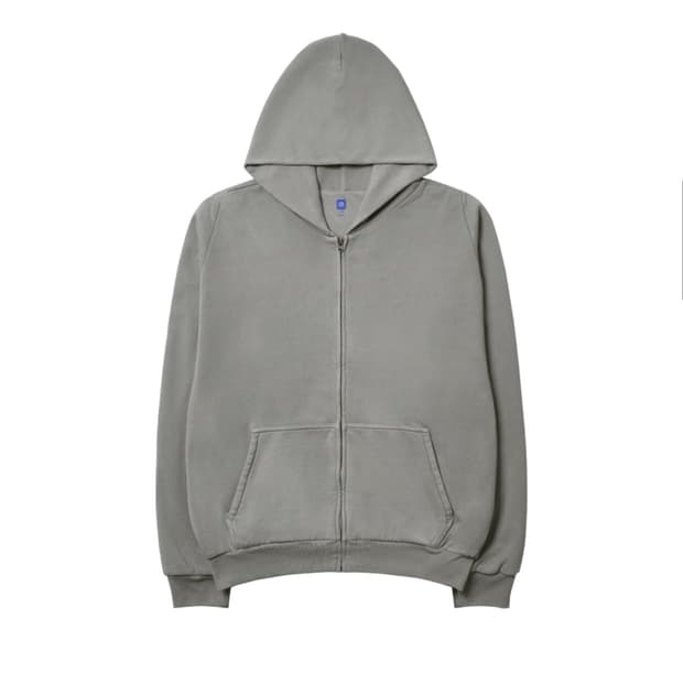 이지 x 갭 yzy 후드 집업 그레이 M