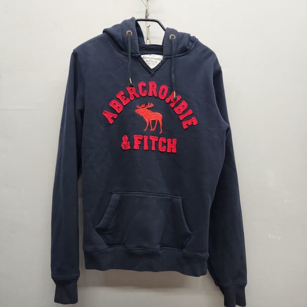 아베크롬비 Y2K 스펠로고 빈티지 후드티 L(M)