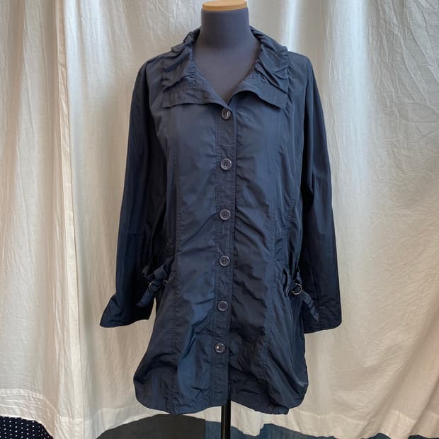 네이비 바스락 자켓(L)