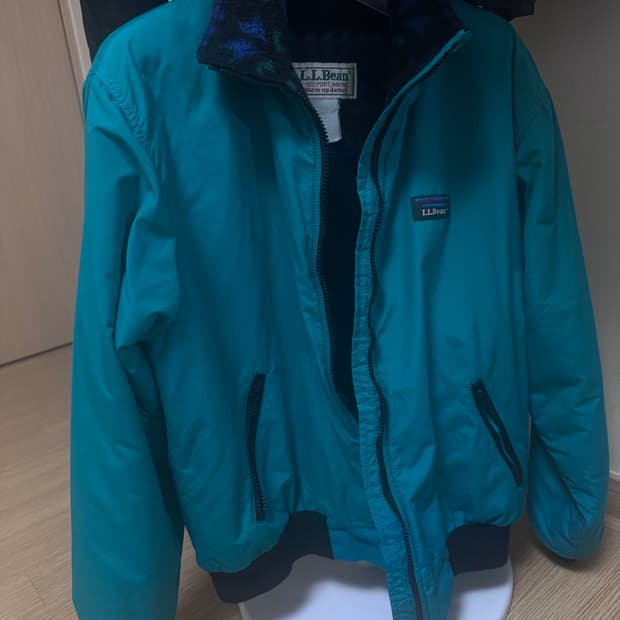 80s 엘엘빈 아즈텍 나일론 웜업 자켓