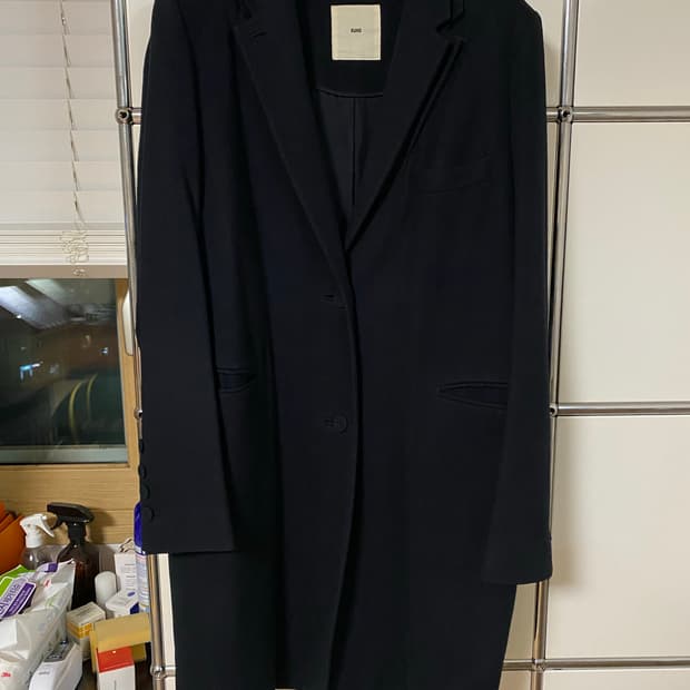 KUHO 구호 캐시미어 블랙 코트 85-94-160