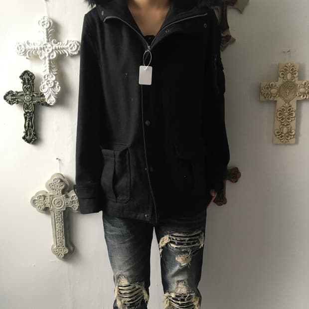 Vondutch fake fur hood coat