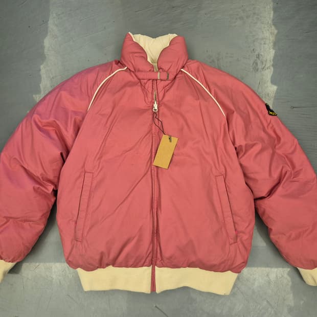 80s 몽클레어 리버시블 다운 점퍼