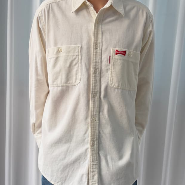 [L-XL]버드와이즈 budweiser 코듀로이 워크 셔츠