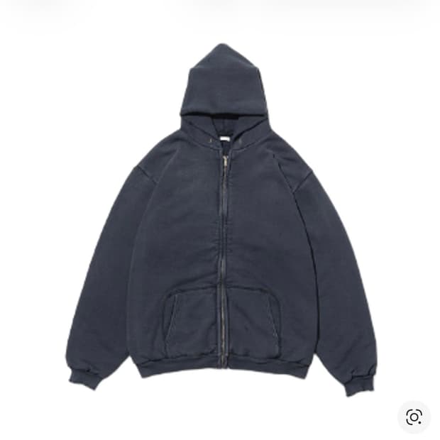 [5]아프레쎄 빈티지 집 스웨트 후드 네이비  25FW(AW)