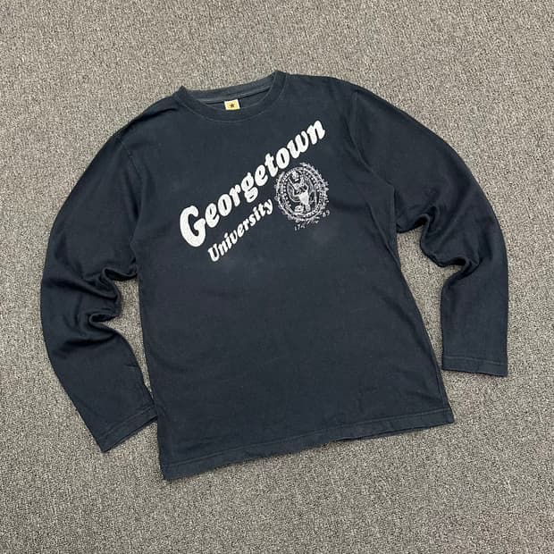 M)Japanese vintage 여성 프린팅 롱슬리브