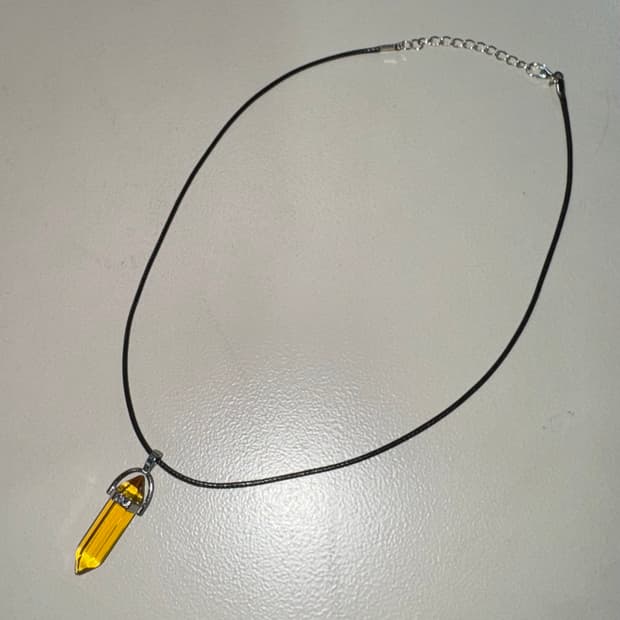 빈티지 에스닉 크리스탈 목걸이  