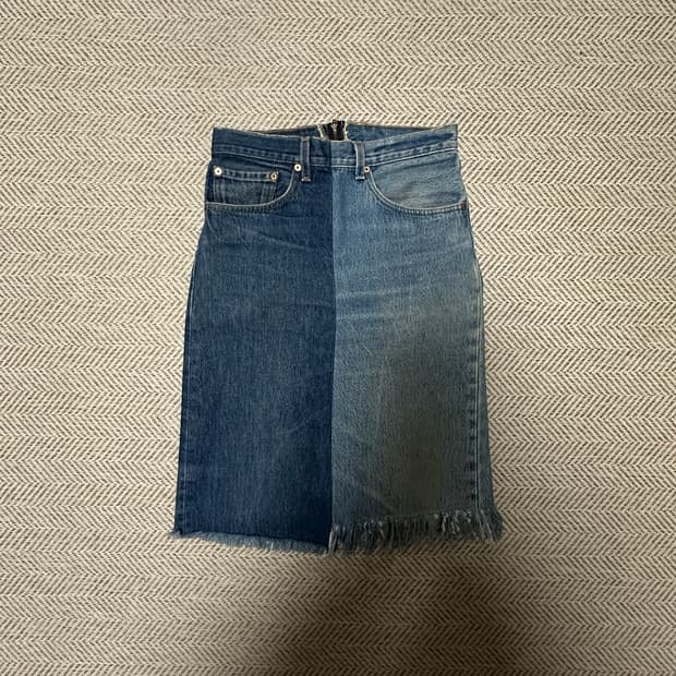 77CIRCA japan work denim skirt