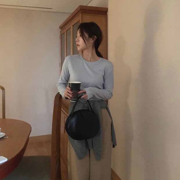 매니매니모드 BOL 스카이블루 티