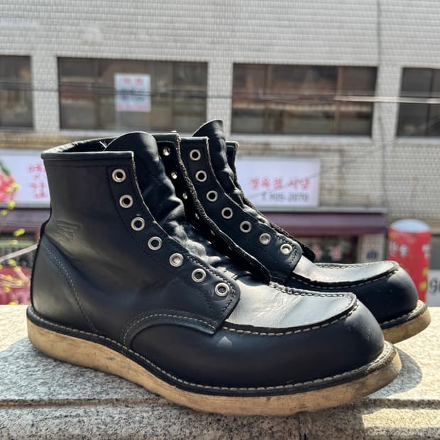 레드윙 8130 블랙 목토 워커 265mm