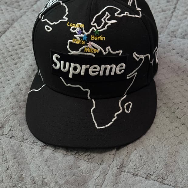 슈프림 23fw 박스로고 월드와이드 캡