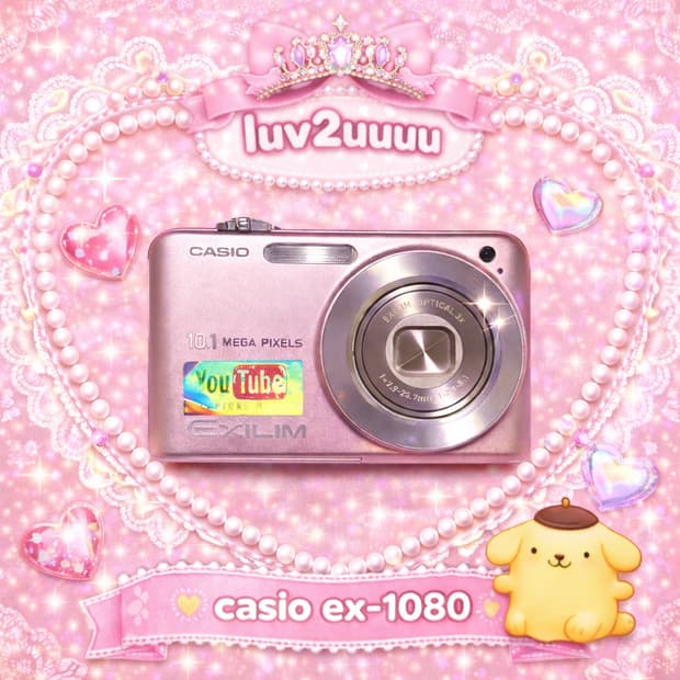 카시오 exilim z1080 핑크 디카 카메라🩷/박스셋✨