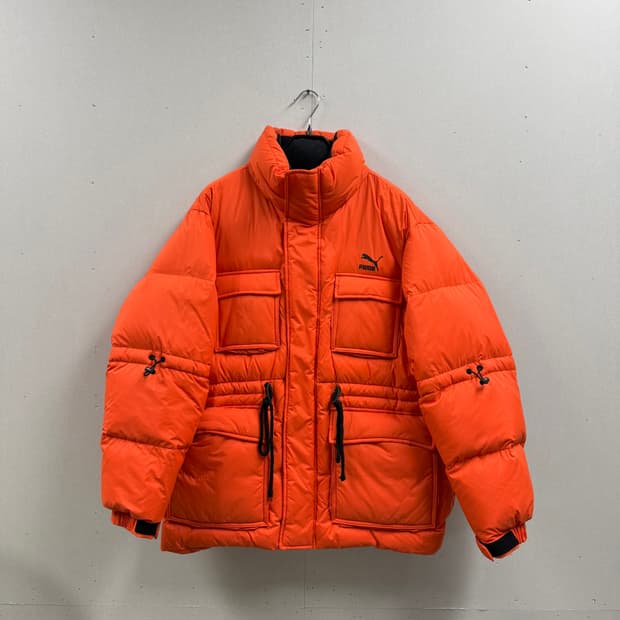 남성 100-105 / 푸마 올타임 챌린저 다운 패딩 오렌지