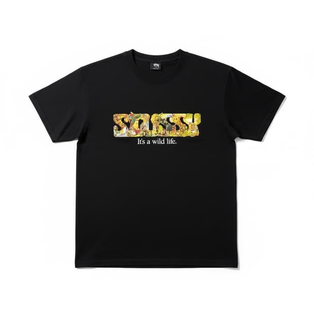 Stussy 스투시 잇츠 어 와일드 라이프 티 M