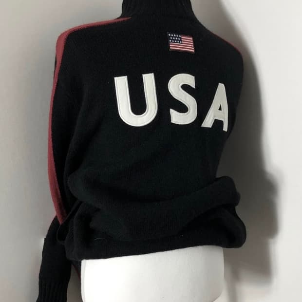 폴로 빅포니 USA 투웨이 니트 집업