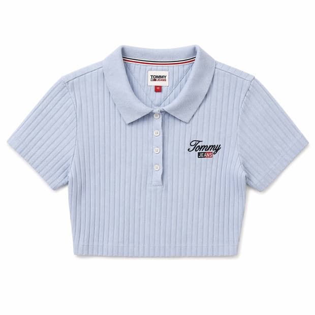 타미진스 크롭 리브 로고 카라티 XS