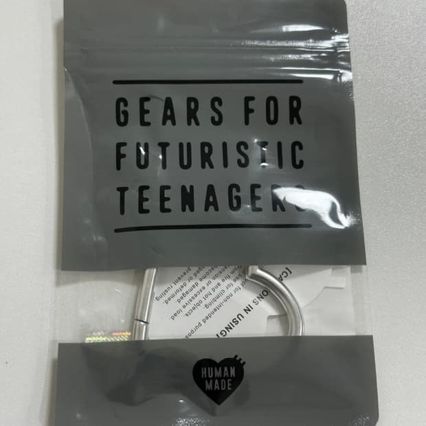 [휴먼메이드] 하트 카라비너 실버