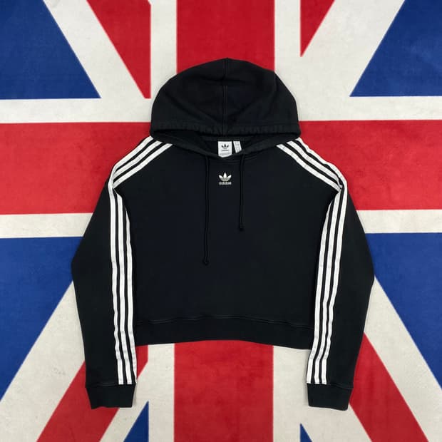 아디다스 크롭 후드티 여성S 