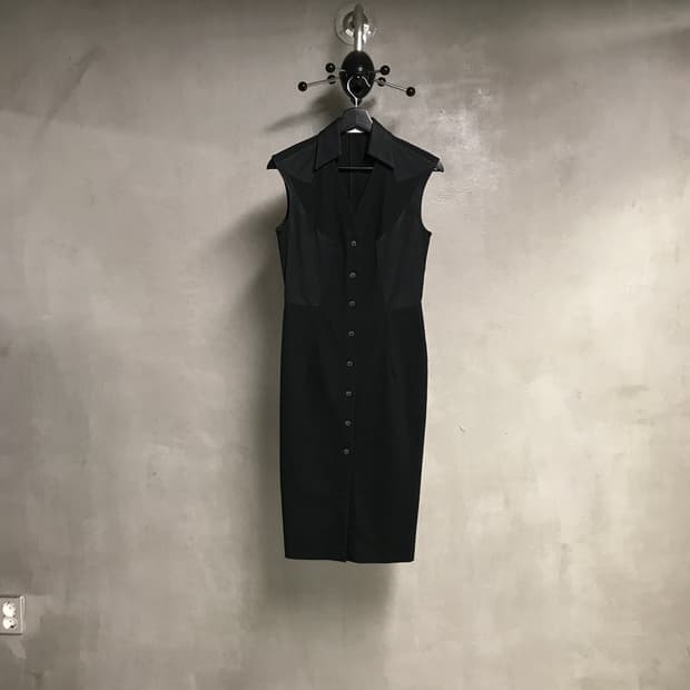 베르사체 셔츠 원피스 블랙 38