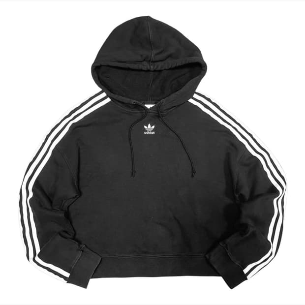  (바배) 아디다스 오리지널 크롭 후드티