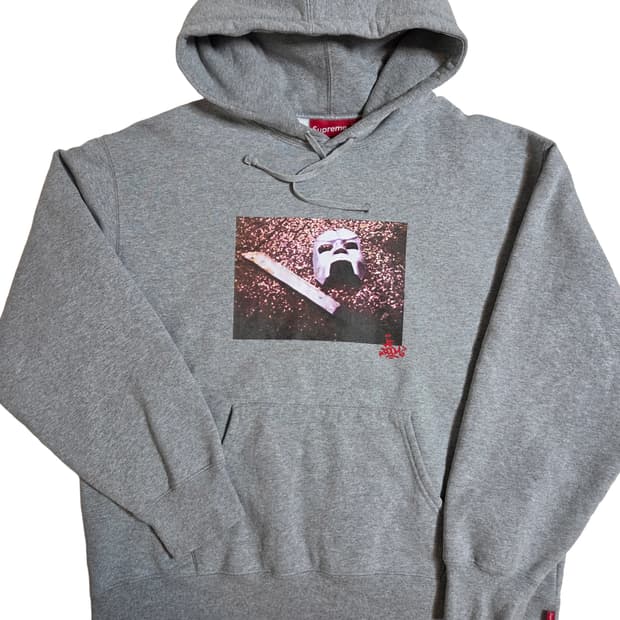 "Supreme x MF Doom Hooded Sweatshirt Hea