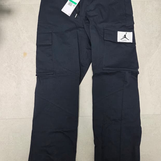 조던 카고 바지 블랙