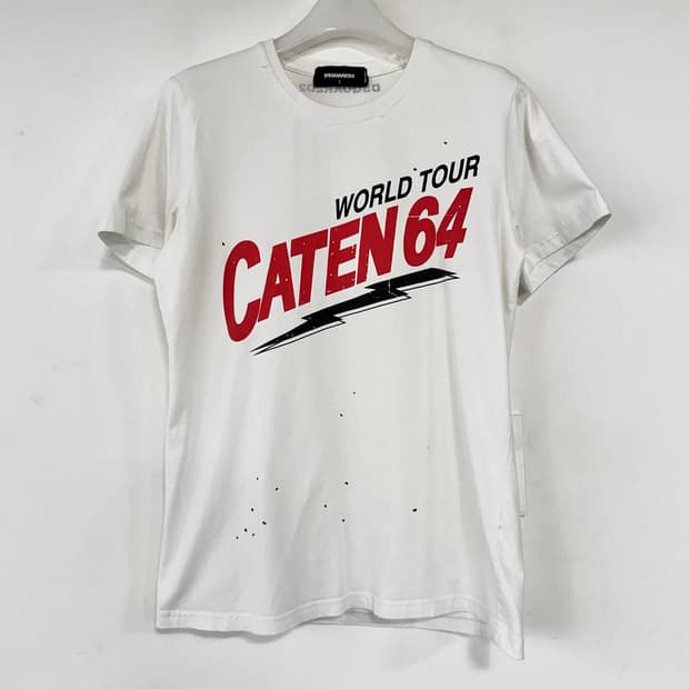 디스퀘어드2 그래픽 반팔 티셔츠