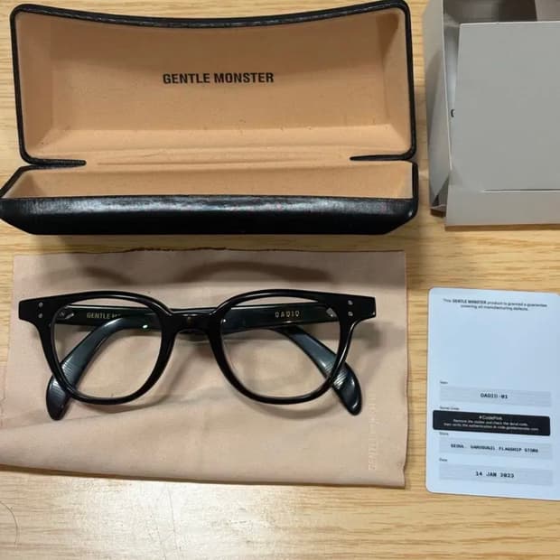 젠틀몬스터 다디오 안경 선글라스 패션 젠몬
