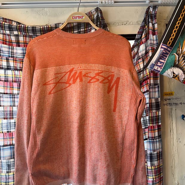 스투시 엔지니어드 스웨터