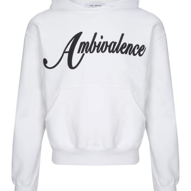 Lyjel service AMBIVALENCE HOODIE (WHITE)