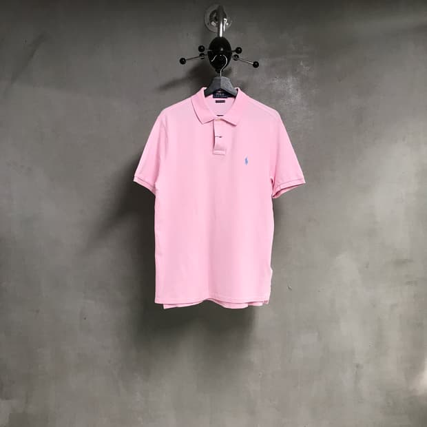 폴로 랄프로렌 PK 반팔 카라티 핑크 M