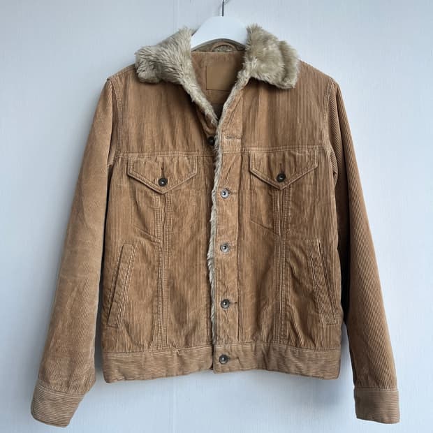 브라운 코듀로이 자켓