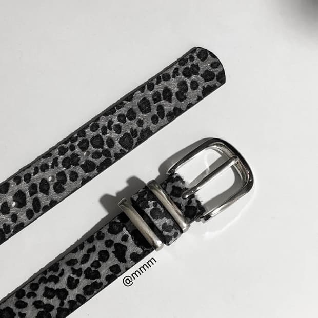 백호 레오파드 호피 송치 벨트🐆