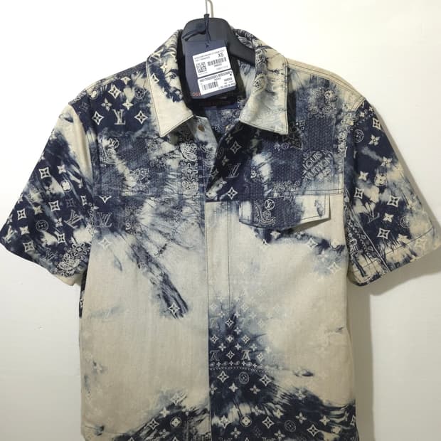 [새상품급] 루이비통 반다나 데님 셔츠 자켓