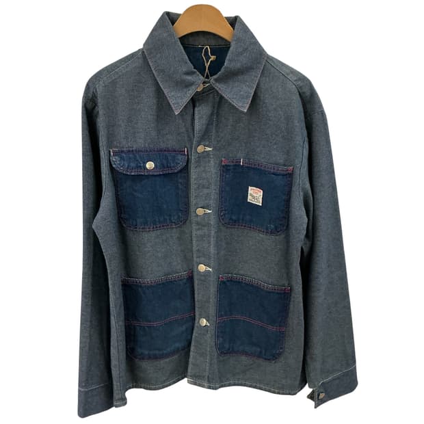 포인터 데님 초어 자켓