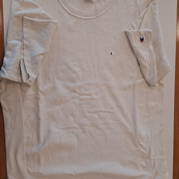 챔피온 리버스위브 반팔 스웻셔츠 XL