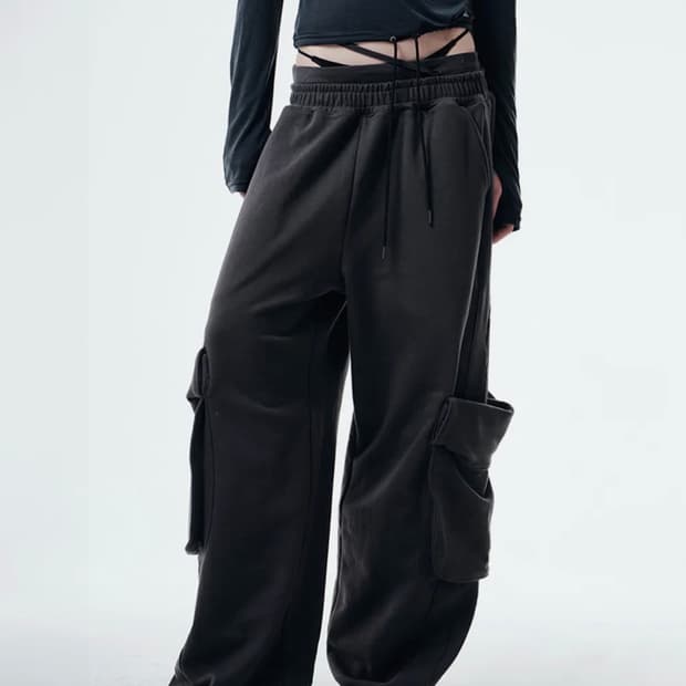 2000 아카이브스 NOX GRAPHIC JOGGER (CHARCOAL)