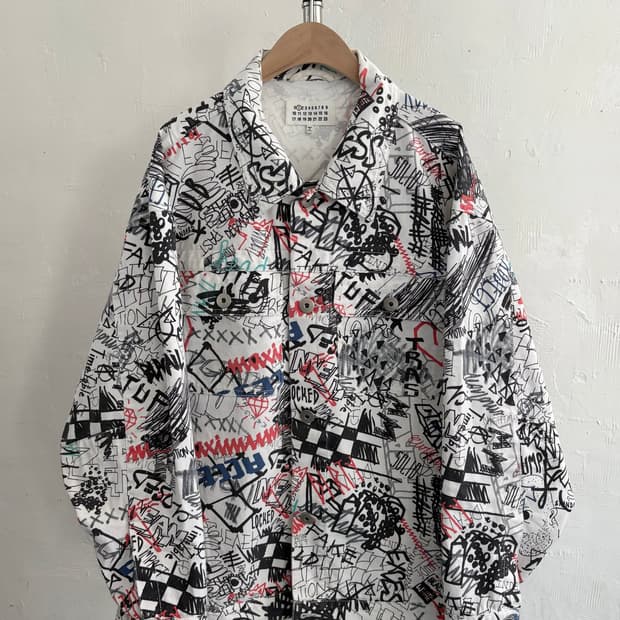 Maison Margiela 메종 마르지엘라 그래피티 데님 자켓