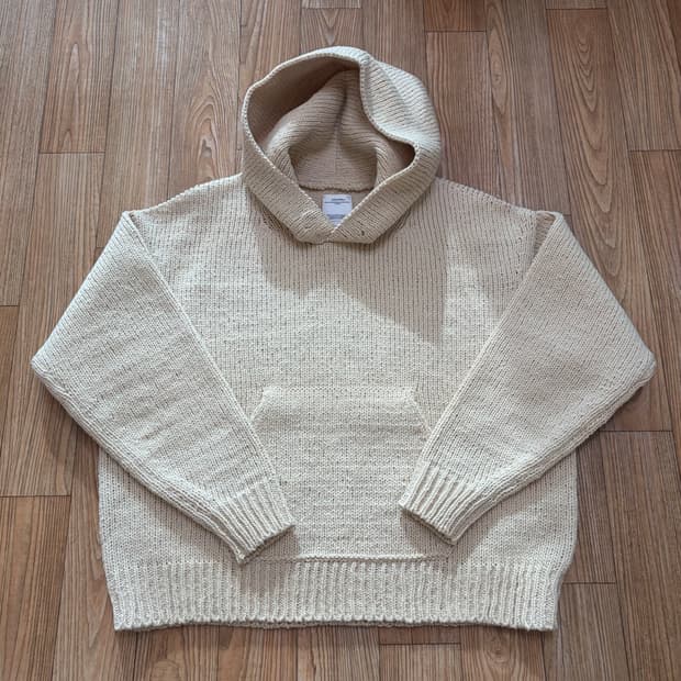 비즈빔 23aw 앰플러스 니트 아이보리