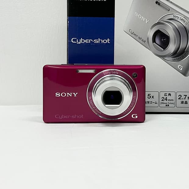소니 빈티지 디카 사이버샷 DSC-W380 핫핑크 민트급