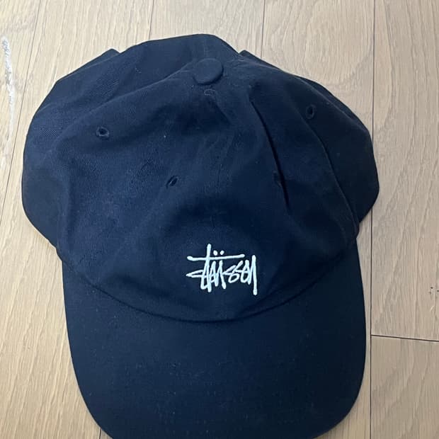 스투시 스탁 로우 프로 캡 블랙 볼캡