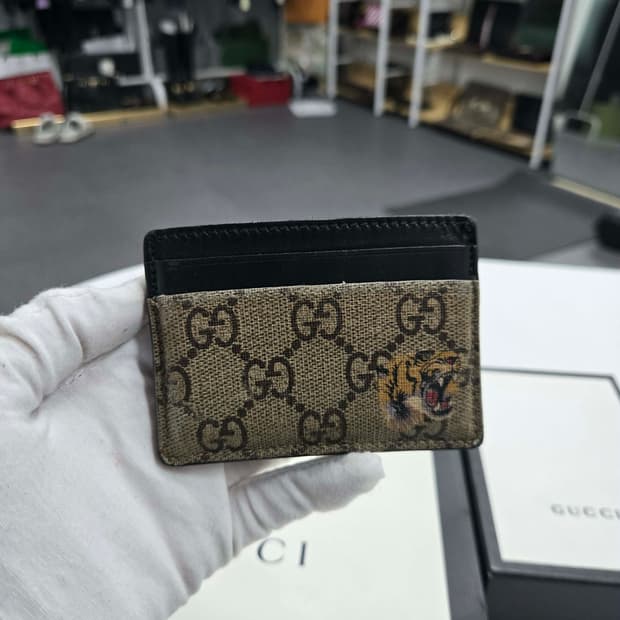 [정품]구찌 타이거 카드지갑