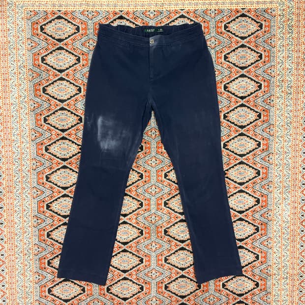 랄프로렌 블루 스판 데님 밴딩팬츠 12