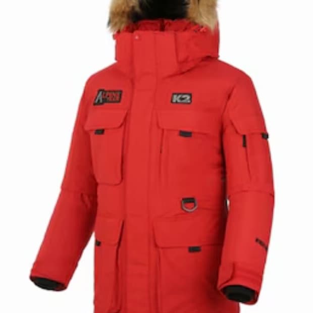 95)K2 알파인팀 대장 구스 다운 패딩