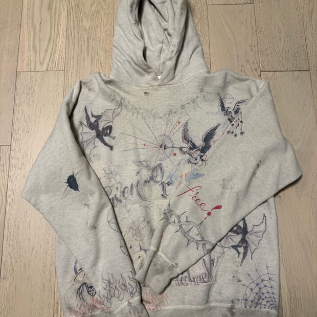 [XL]세인트미카엘(마이클) 닥터우 Dr.Woo 콜라보 타투 후드